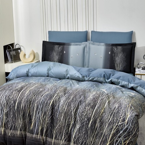 Постільна білизна єгипетська бавовна (сатин) Y20172  Осінь в Нормандии Word of Dream