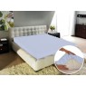 Бузковий туман Простирадло на резинці light blue